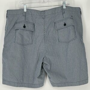 TOMMY HILFIGER NWOT BLUE &‎ WHITE PIN STRIPE COTTON SHORTS